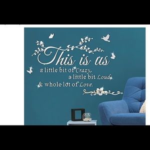 This Is Us Acrylic Wall Sticker